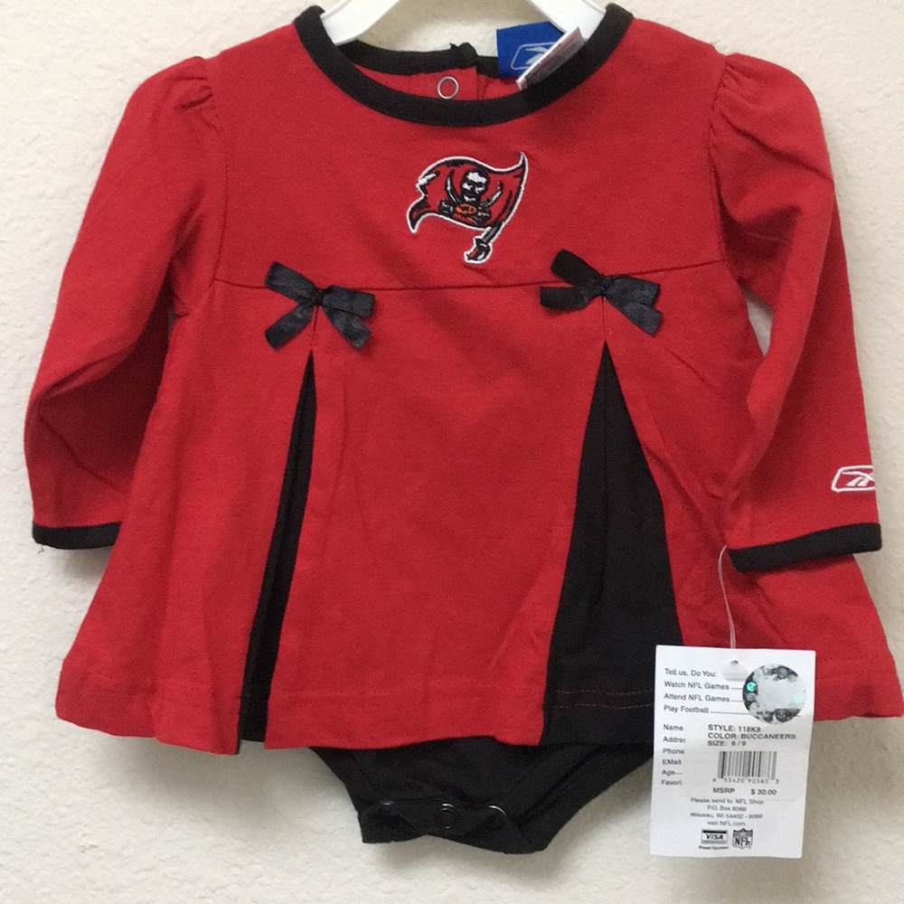 Baby buccaneers dress size 6 to 9 months by Reebok